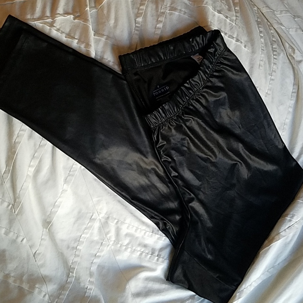 Torrid faux leather leggings